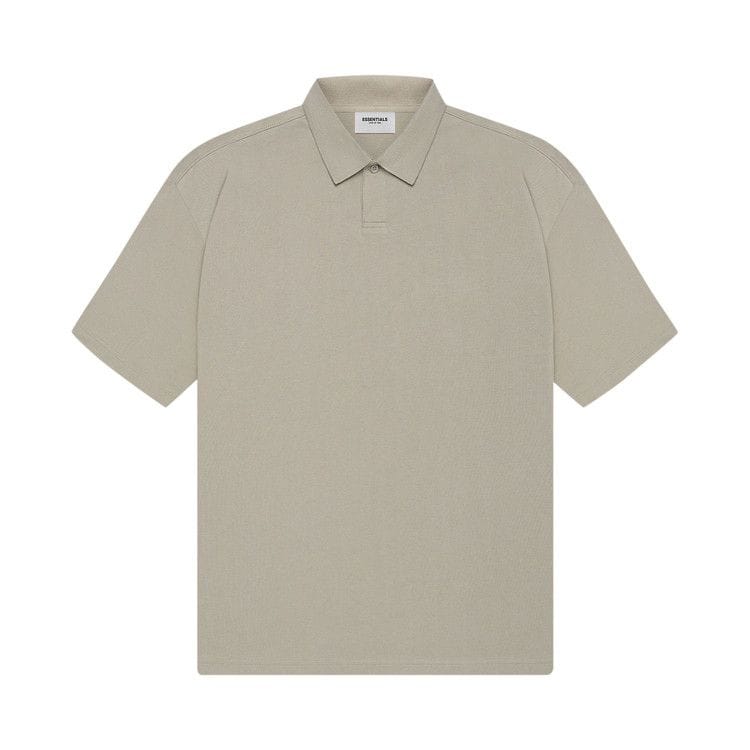 Fear of God Essentials Shorts-Sleeve Polo Moss