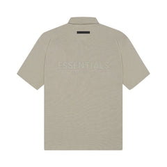Fear of God Essentials Shorts-Sleeve Polo Moss