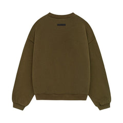 Fear of God Essentials Kids Fleece Crewneck Olive