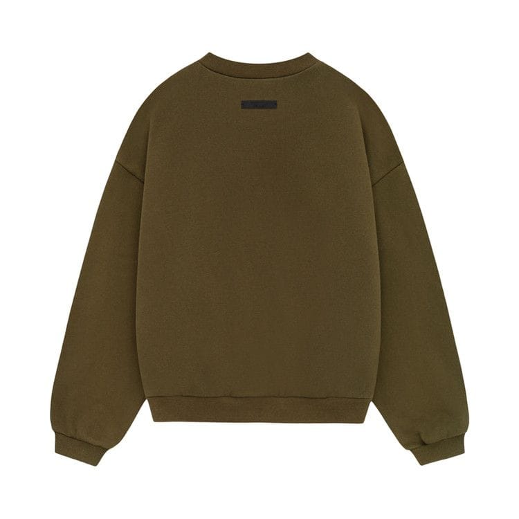 Fear of God Essentials Kids Fleece Crewneck Olive