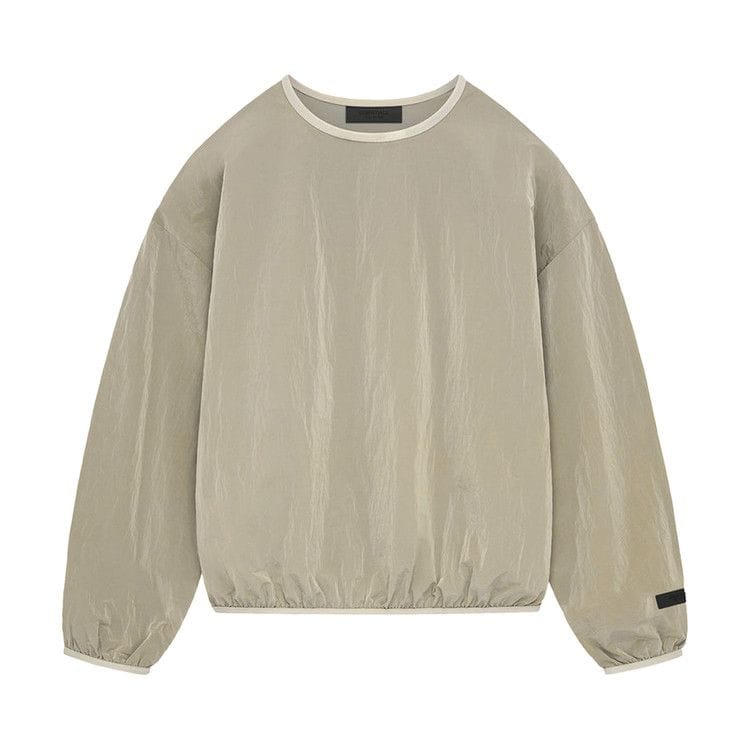 Fear of God Essentials Crinkle Nylon Pullover Crewneck Garden Yellow