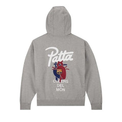 Nike FC Barcelona x Patta Solo Swoosh Hoodie Grey