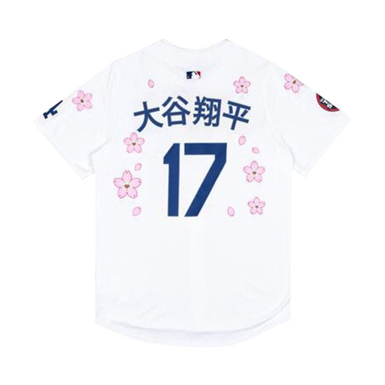 Nike x Takashi Murakami x MLB World Tour Tokyo Series 2025 Dodgers Ohtani Kanji Jersey White