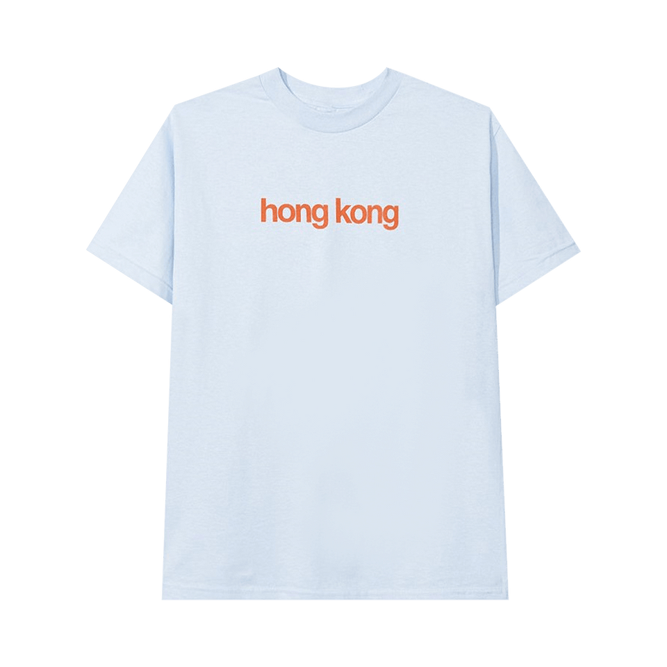 Anti Social Social Club Hong Kong Hk City T-Shirt Blue