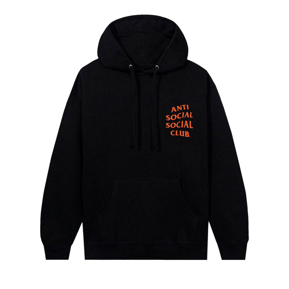 Anti Social Social Club Halloween Mind Games Hoodie Black/Orange