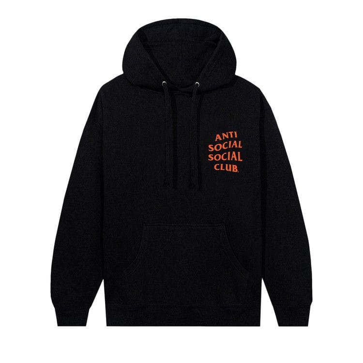 Anti Social Social Club Halloween Mind Games Hoodie Black/Orange