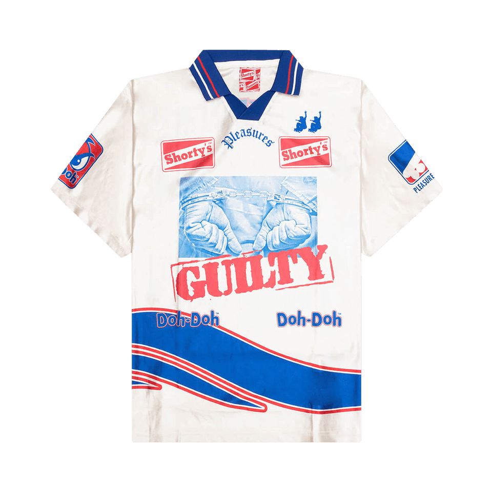 Pleasures Guilty Soccer Jersey Off White