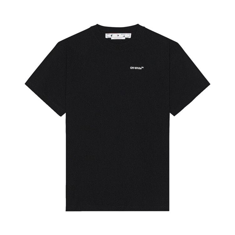 Off-White Arrows Logo Print T-Shirt Black
