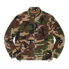 Supreme x Polartec Zip Jacket Woodland Camo