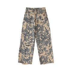 Acne Studios 1981 Fit Denim Distressed Monogram Jeans Mid Blue