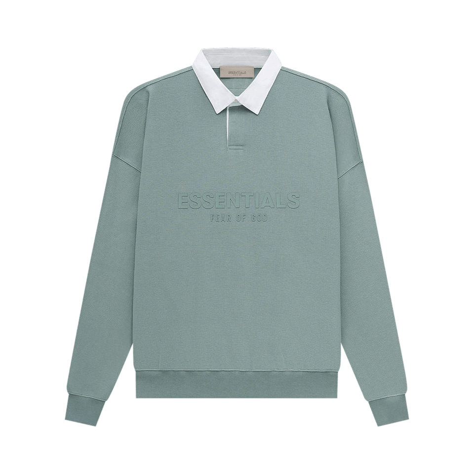 Fear of God Essentials Waffle Henley Rugby Sycamore