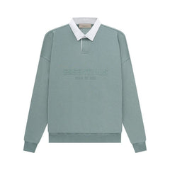 Fear of God Essentials Waffle Henley Rugby Sycamore