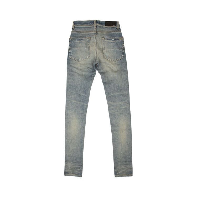 Amiri MX1 Ultra Suede Skinny Jeans Blue