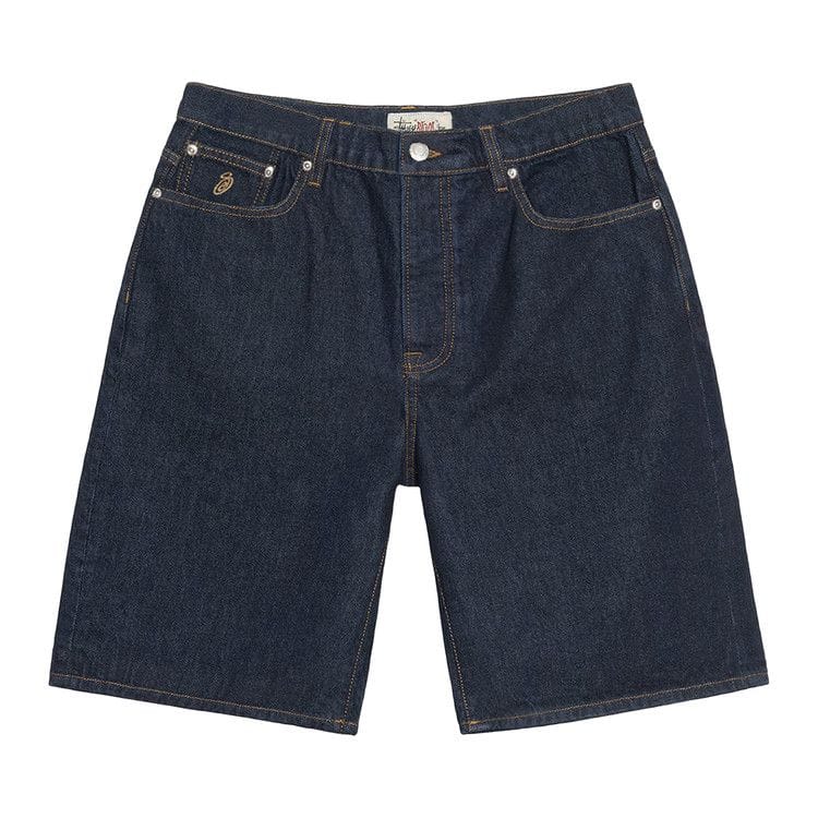 Stussy Big Ol' Denim Shorts Rinsed Indigo