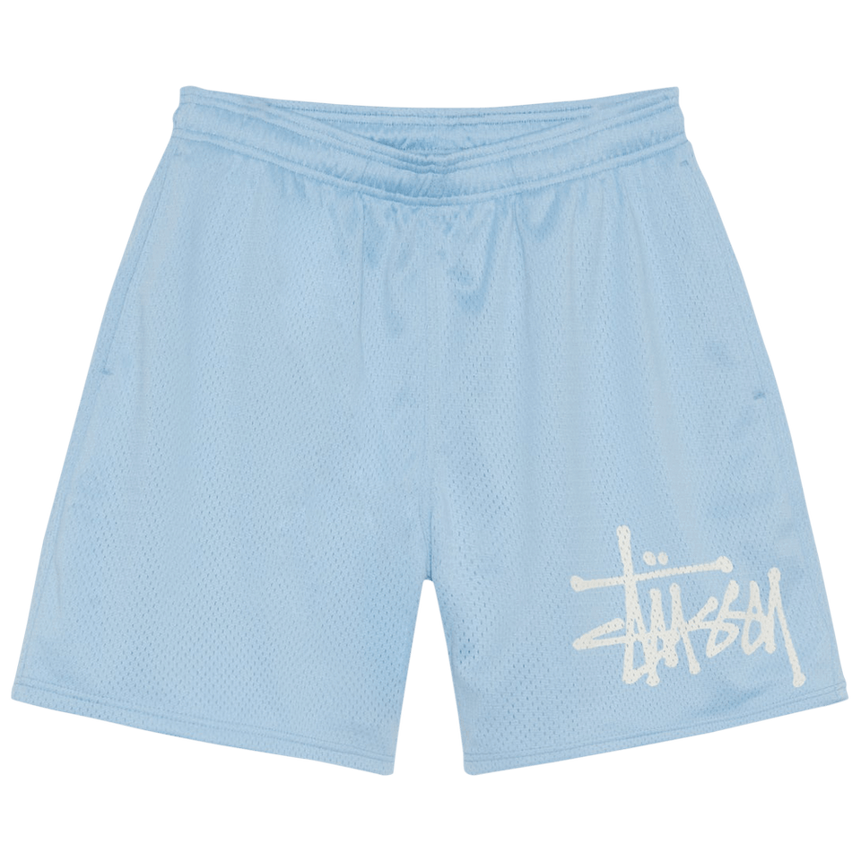 Stussy Big Basic Mesh Shorts French Blue