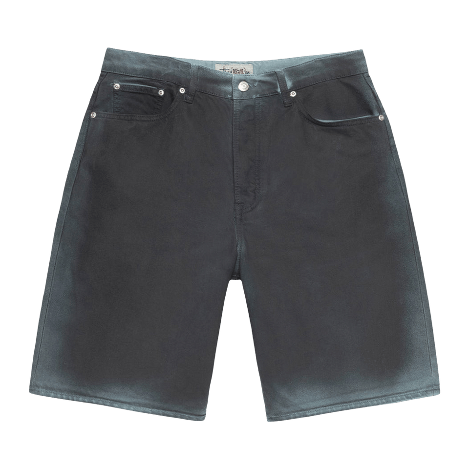 Stussy Spray Dye Big Ol' Shorts Blue