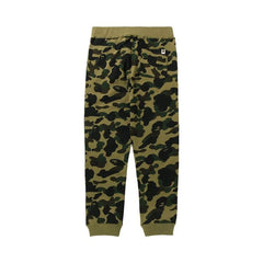 BAPE 1st Camo Shark Slim Sweatpants Green