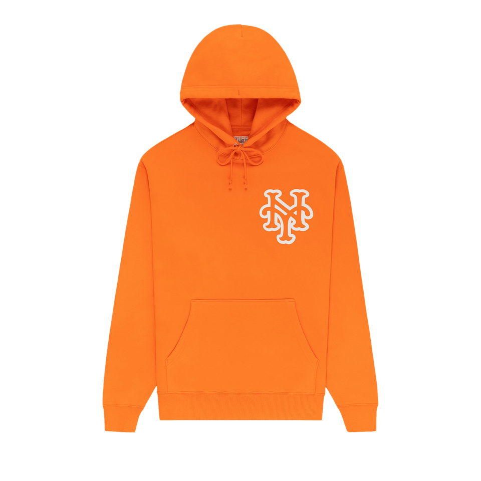 Aimé Leon Dore x New York Mets Big Logo Hoodie Orange