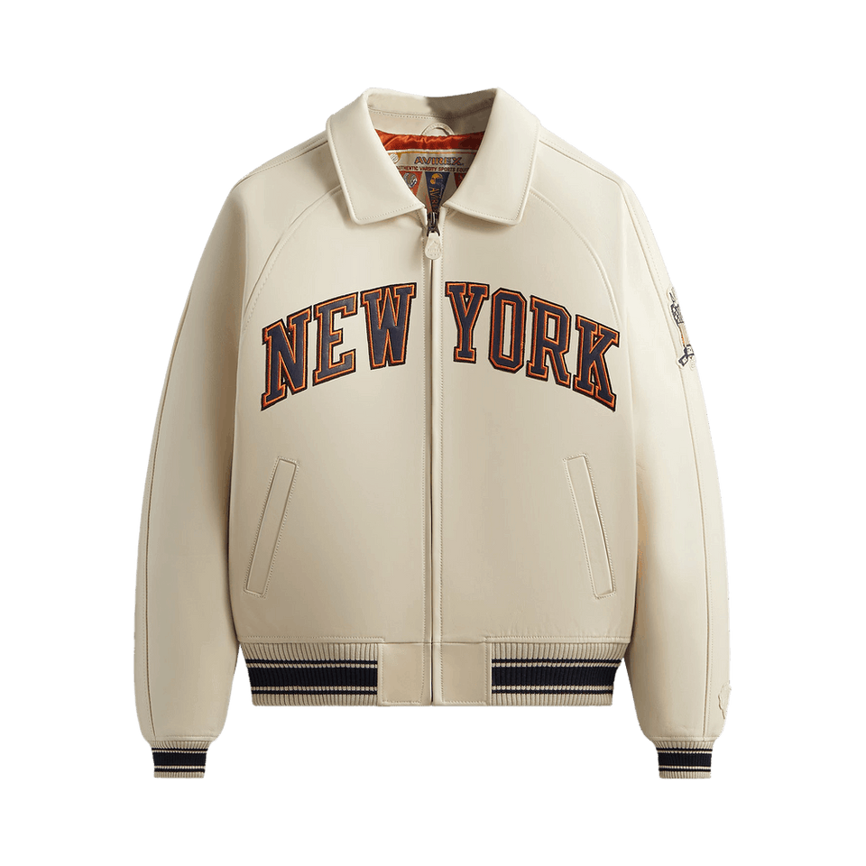 Kith & AVIREX For The New York Knicks Icon Jacket Sandrift