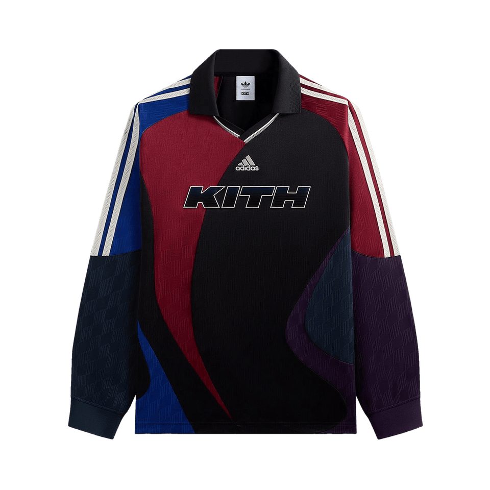 Kith For Adidas Football Long Sleeve Soccer Jersey Multicolor