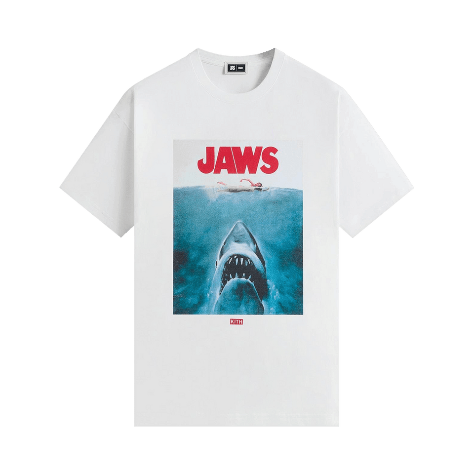 Kith For Jaws Main Poster Vintage T-Shirt Bright White