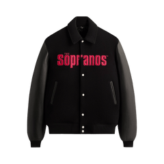 Kith For The Sopranos Varsity Jacket Black