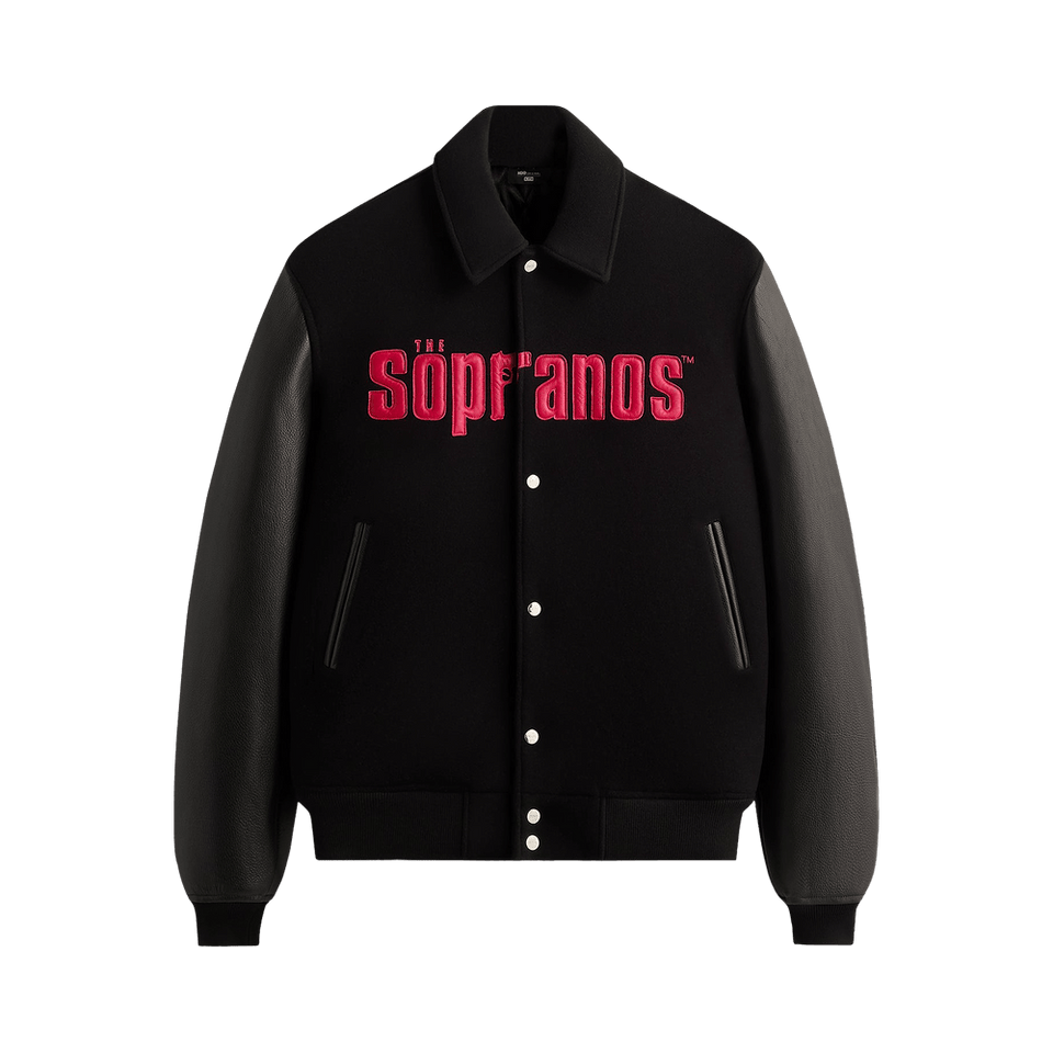 Kith For The Sopranos Varsity Jacket Black
