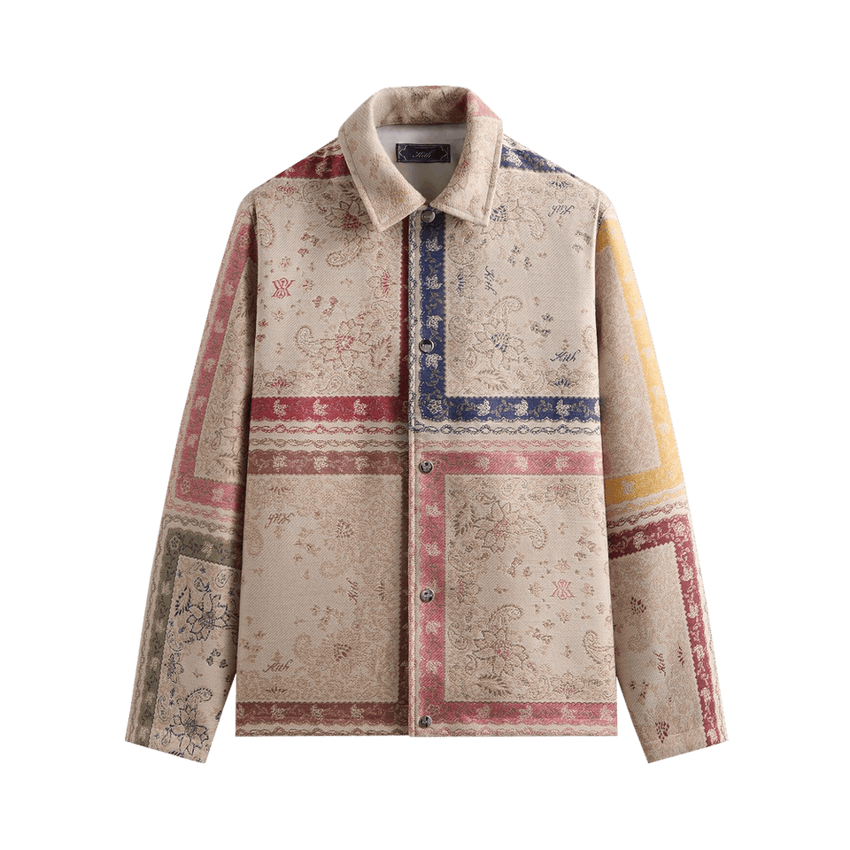 Kith Paisely Tapestry Coaches Jacket Waffle