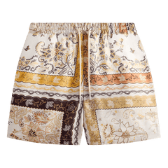 Kith Panelled Bandana Active Shorts Sandrift