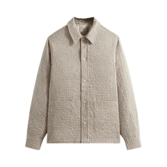 Kith Slub Boucle Boxy Collared Overshirt Canvas