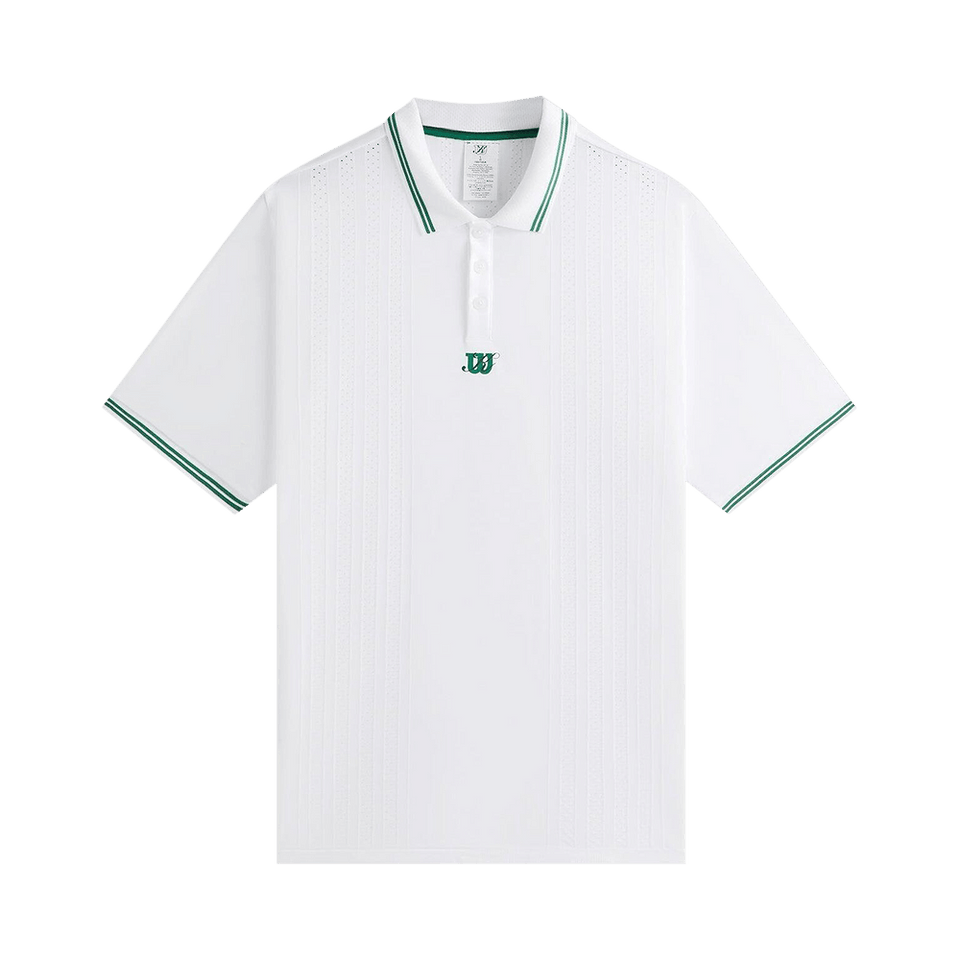 Kith x Wilson Renshaw Court Polo White