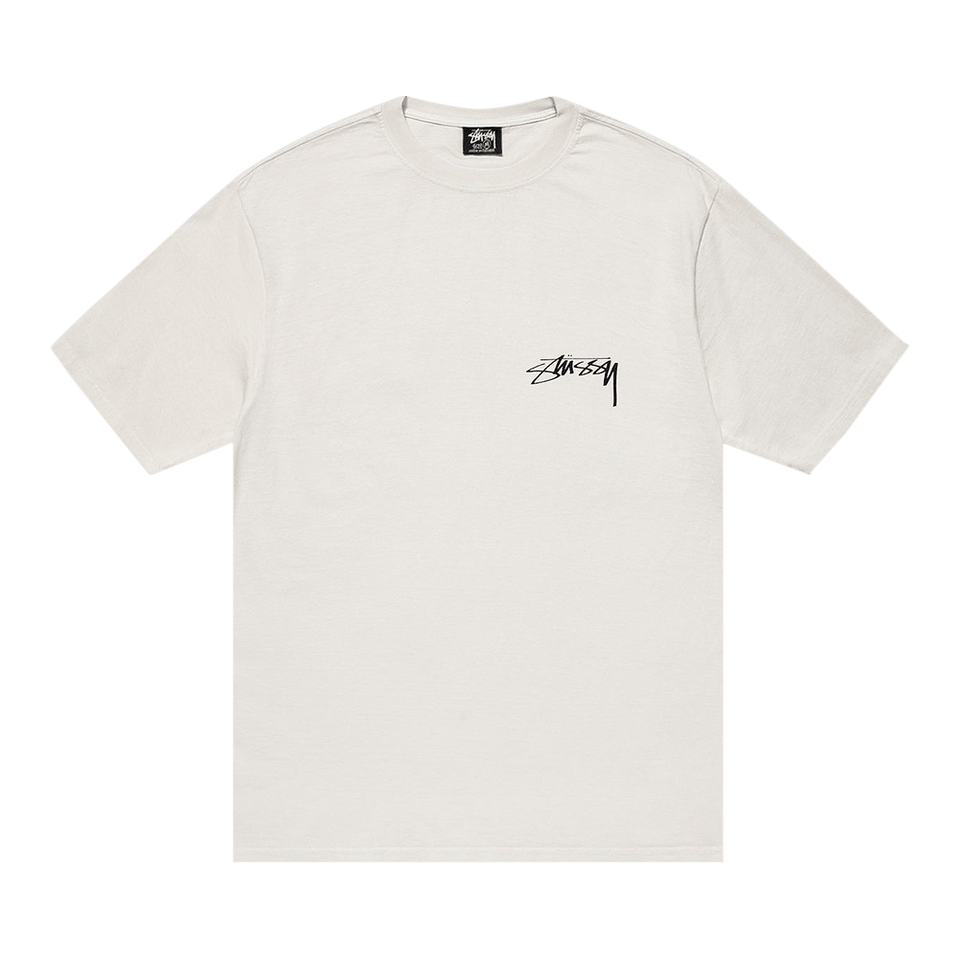 Stussy Arachnid Pigment Dyed T-Shirt Natural