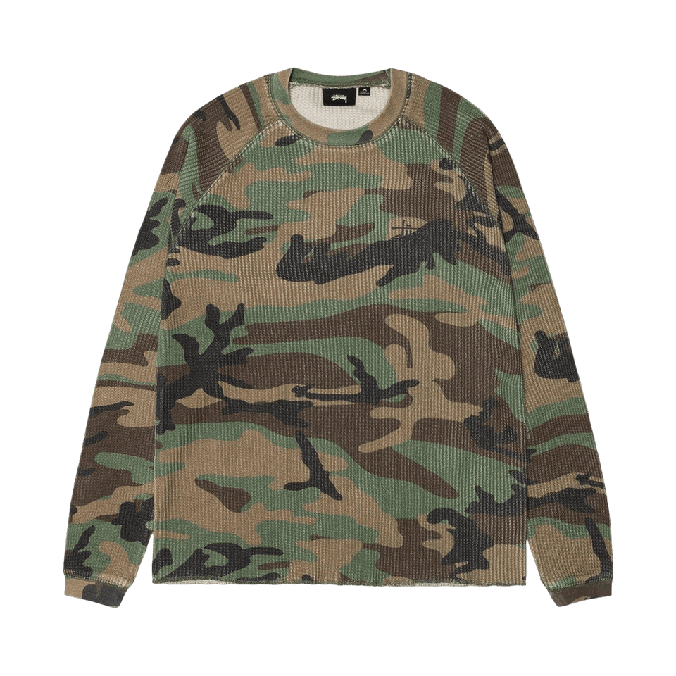 Stussy Basic Thermal Woodland Camo