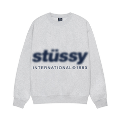 Stussy Blur Crew Ash Heather