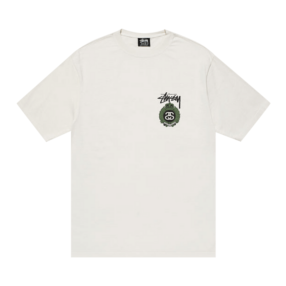 Stussy Crown Wreath Pigment Dyed T-Shirt Natural
