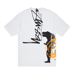 Stussy David Carson Dino T-Shirt White