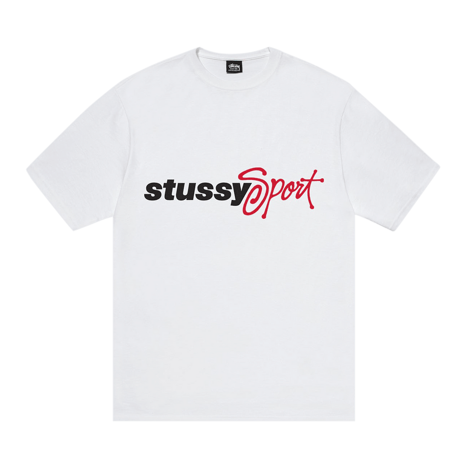Stussy Sport Script T-Shirt White