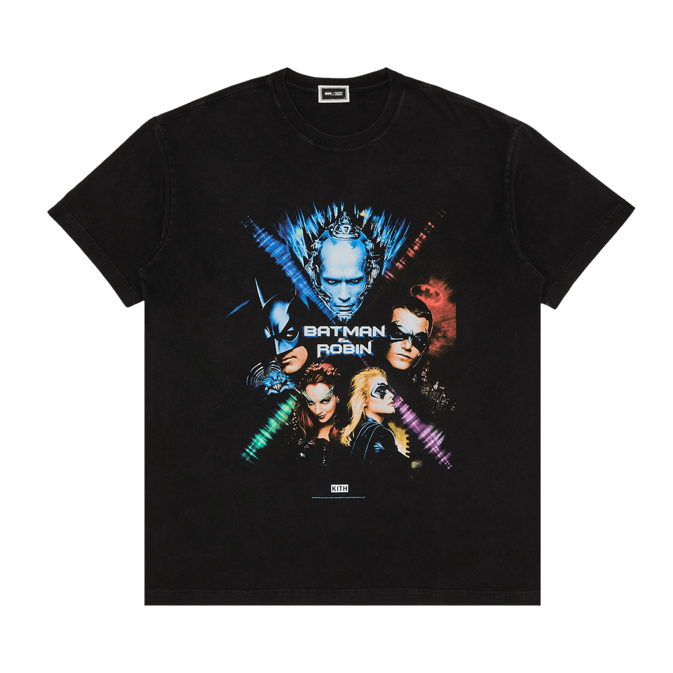 Kith x Batman And Robin Vintage T-Shirt Black