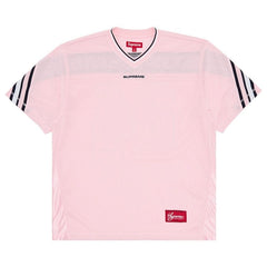 Supreme Jacquard Rib Football Jersey Pink
