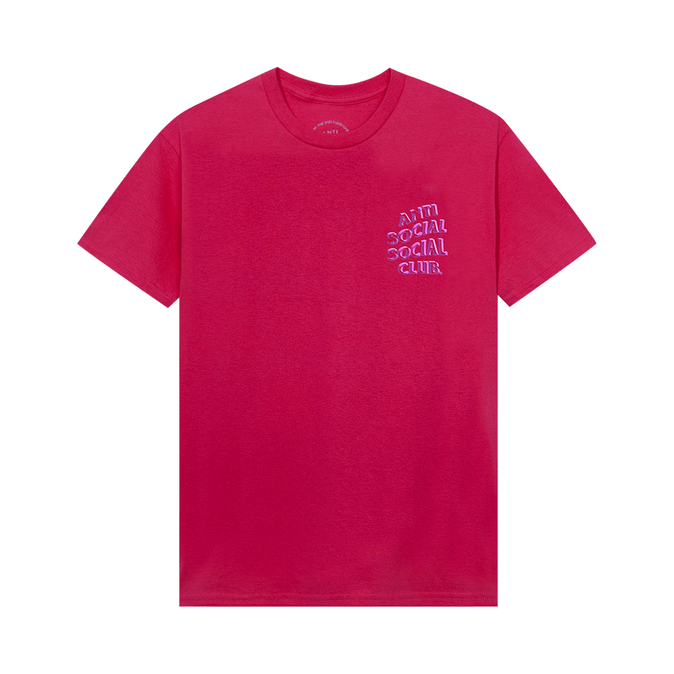 Anti Social Social Club Deeper Than Usual T-Shirt Sangria