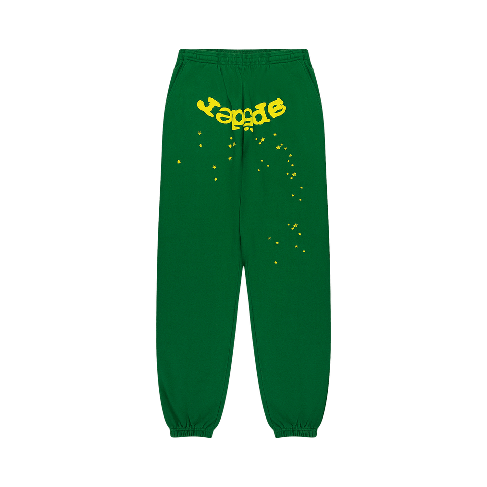 SP5DER Star Og Web V2 Sweatpant Slime Green