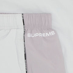Supreme Logo Piping Track Pant Grey