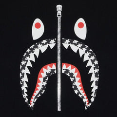 BAPE Sta Pattern Shark T-Shirt Black