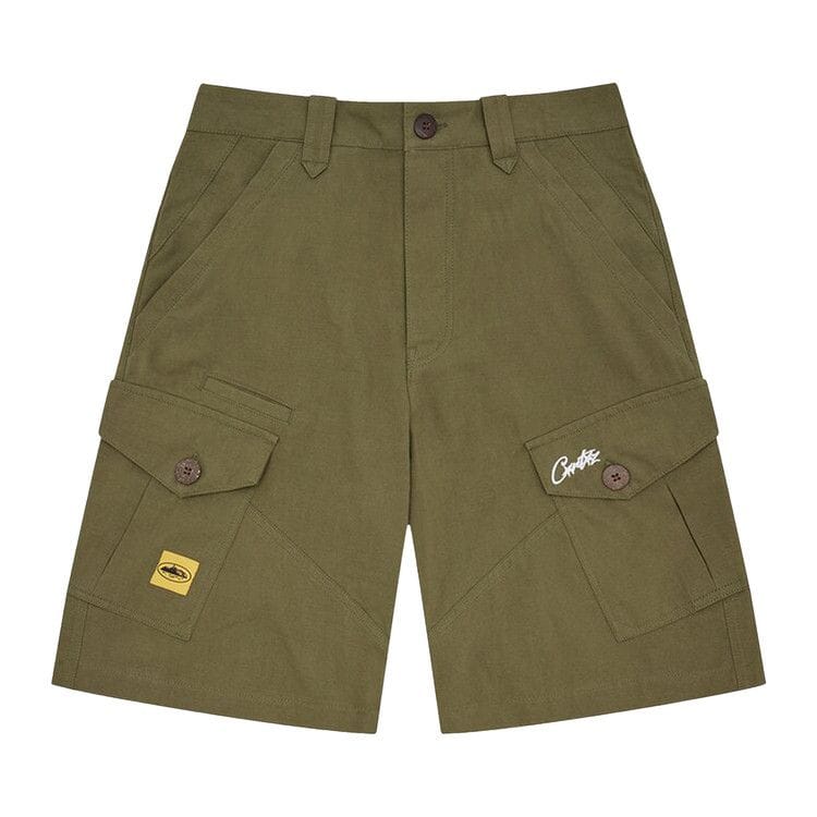 Corteiz Storm Cargo Shorts Khaki
