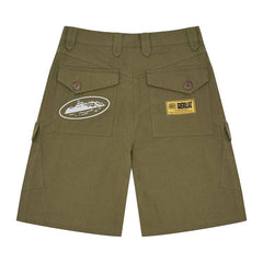Corteiz Storm Cargo Shorts Khaki