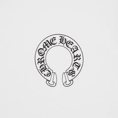 Chrome Hearts Horseshoe Logo Crewneck White