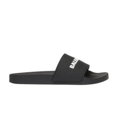 Balenciaga Pool Slide Black White