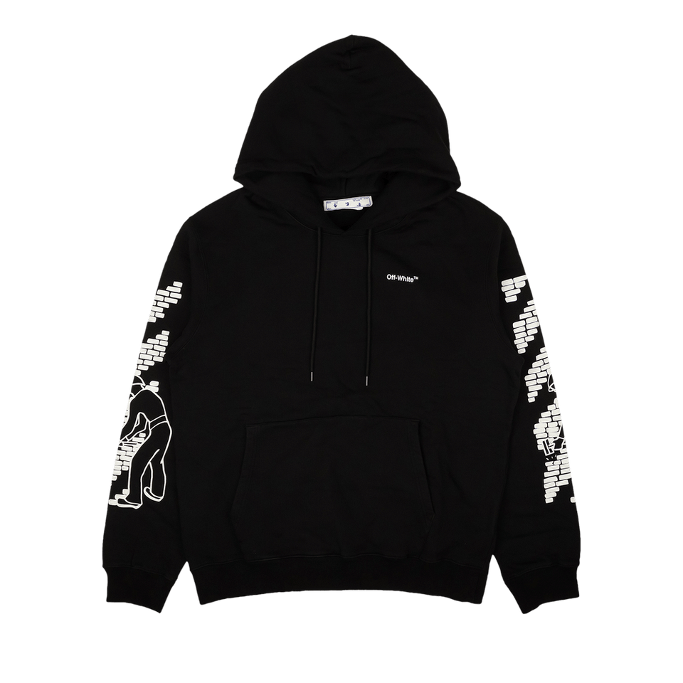 Off-White Bricks Slim Hoodie Black/White
