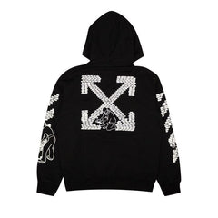 Off-White Bricks Slim Hoodie Black/White