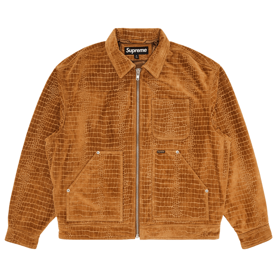 Supreme Suede Work Jacket Croc